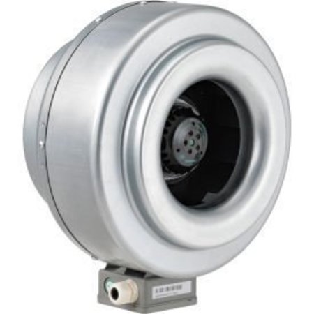 GLOBAL EQUIPMENT 10" Inline Duct Fan - Galvanized Steel - Energy Star Rated - 630 CFM DF250A1-AD6-XX